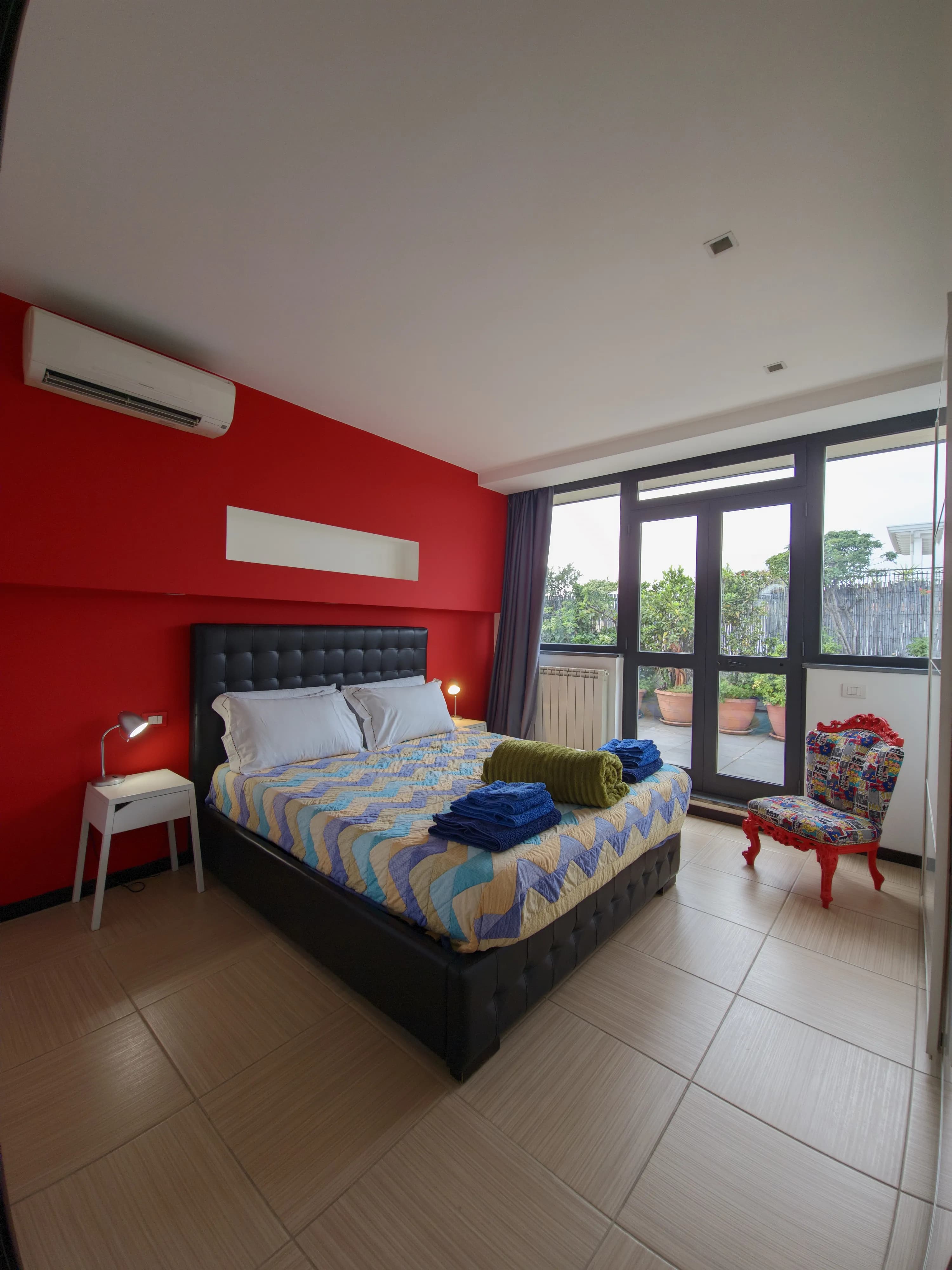 Comfortable living area prepared for a relaxed Sicilian stay.