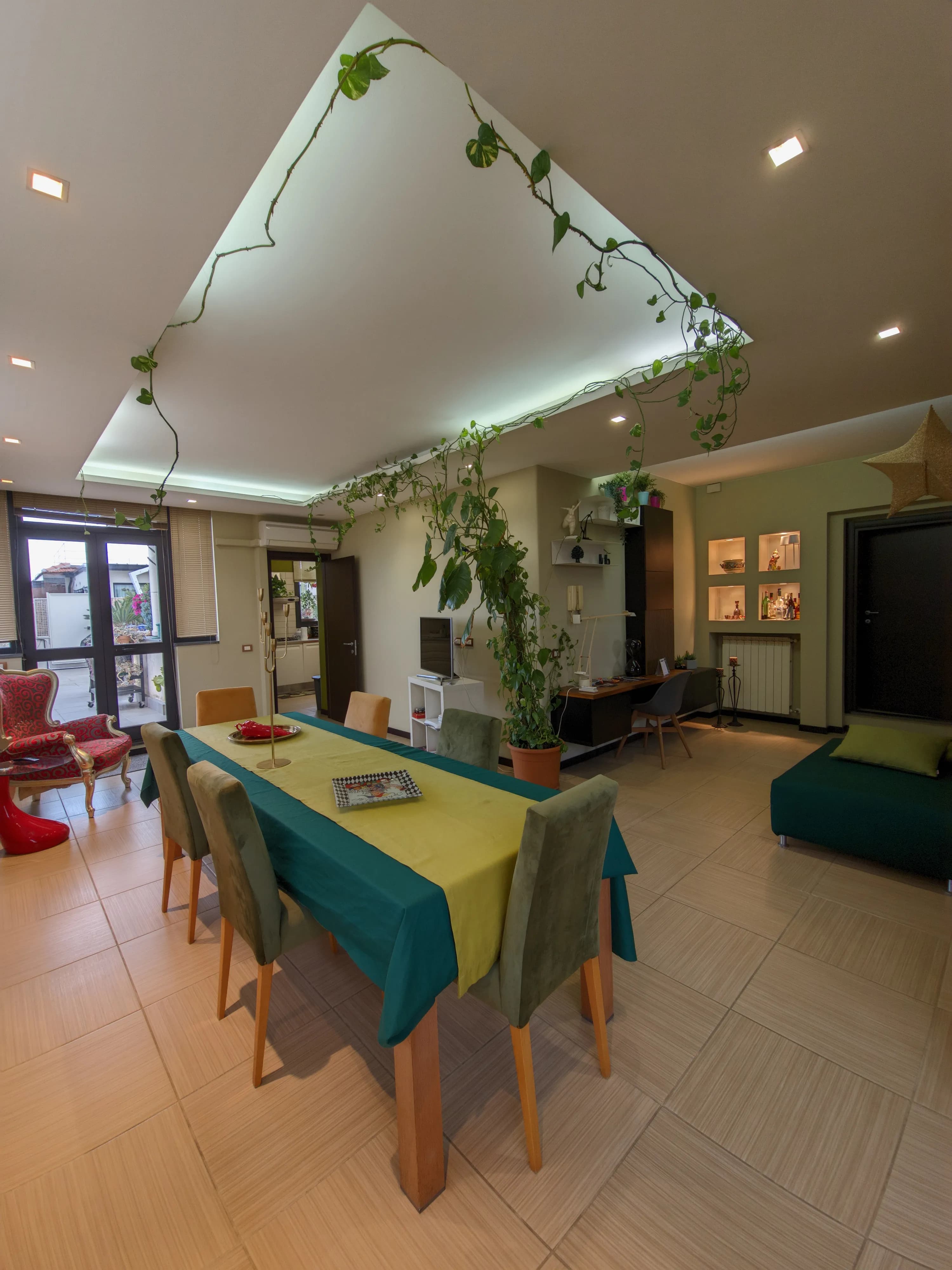 Bright living room with curated furnishings and natural light.
